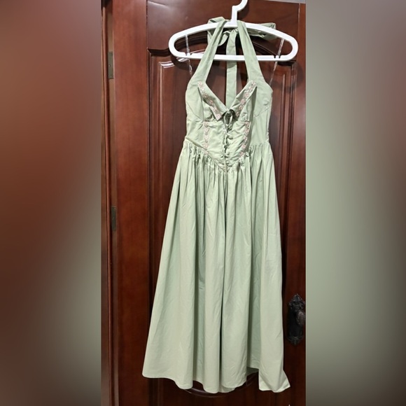 House of CB Sage Green Midi Dress - Picture 4 of 5